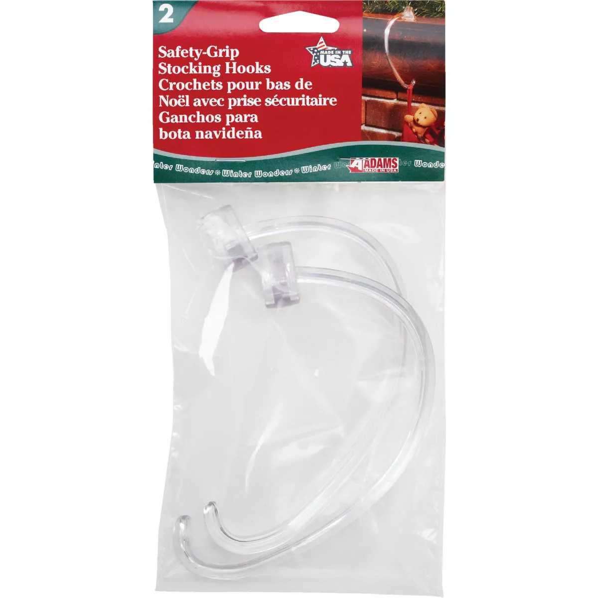 Adams 10 Lb. Capacity Safety-Grip Stocking Hook (2-Pack) - photo 2