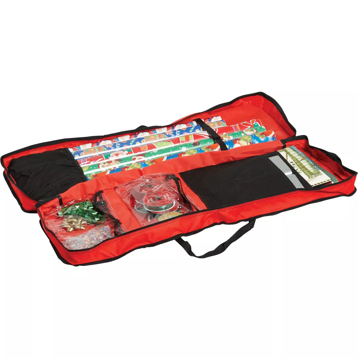 St. Nick's Choice 14 In. W. x 5 In. H. x 39 In. L. Polyester Gift Wrap Storage Organizer - photo 2