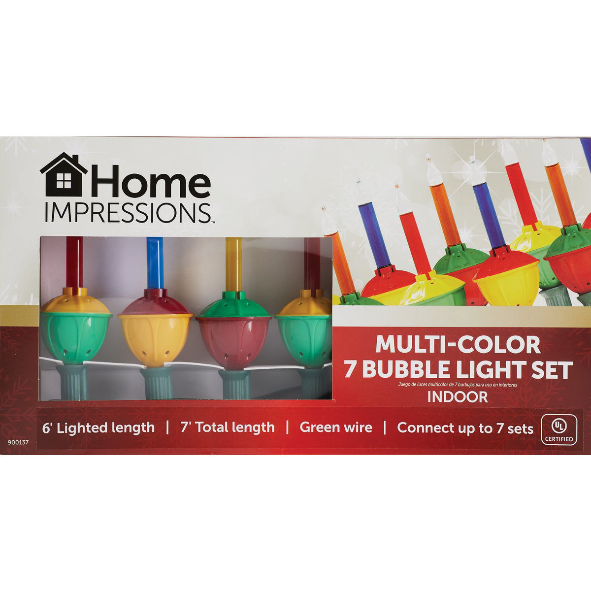 J Hofert Multi 7Bulb C7 Bubble Light Set Do it Best