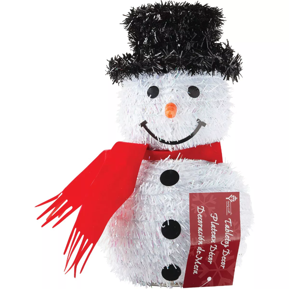 Youngcraft 11 In. Tinsel Snowman Holiday Decoration - photo 2