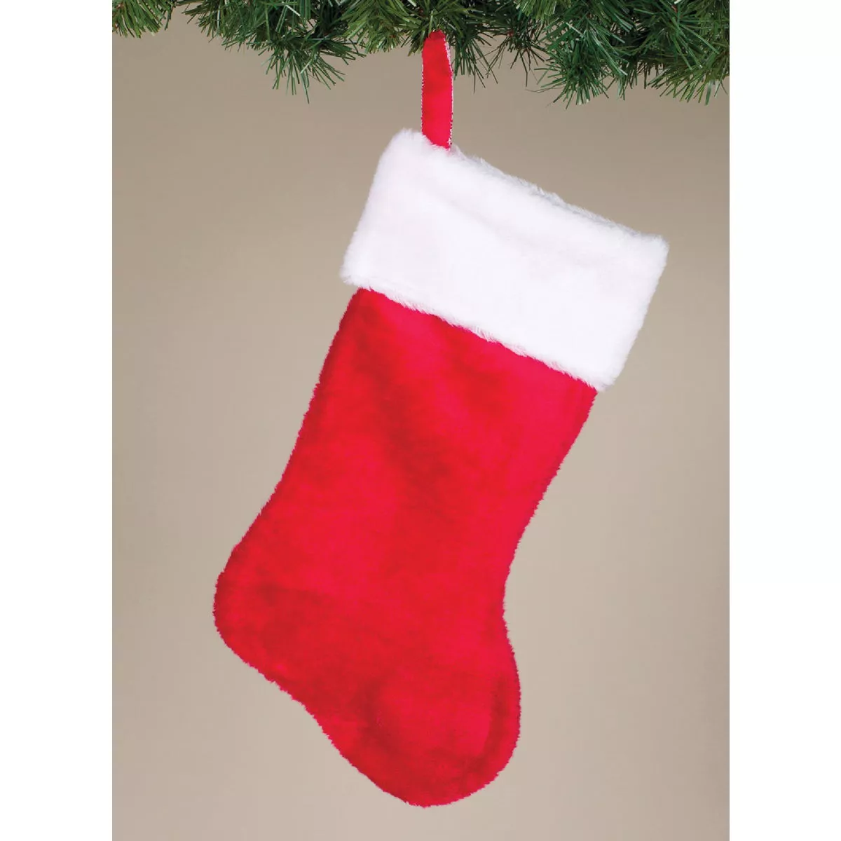 Gerson 17 In. Plush Red Stocking - photo 2
