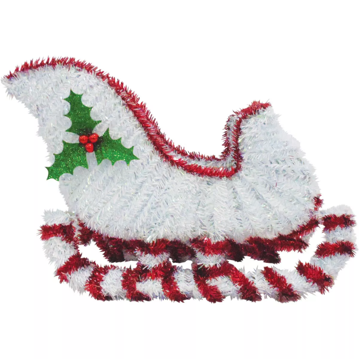 Youngcraft 9 In. Tinsel Sleigh Holiday Decoration - photo 4