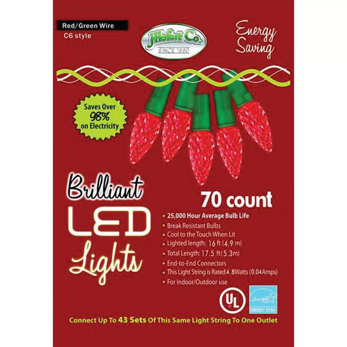 Home Impressions Red 70-Bulb C6 LED Light Set - photo 2
