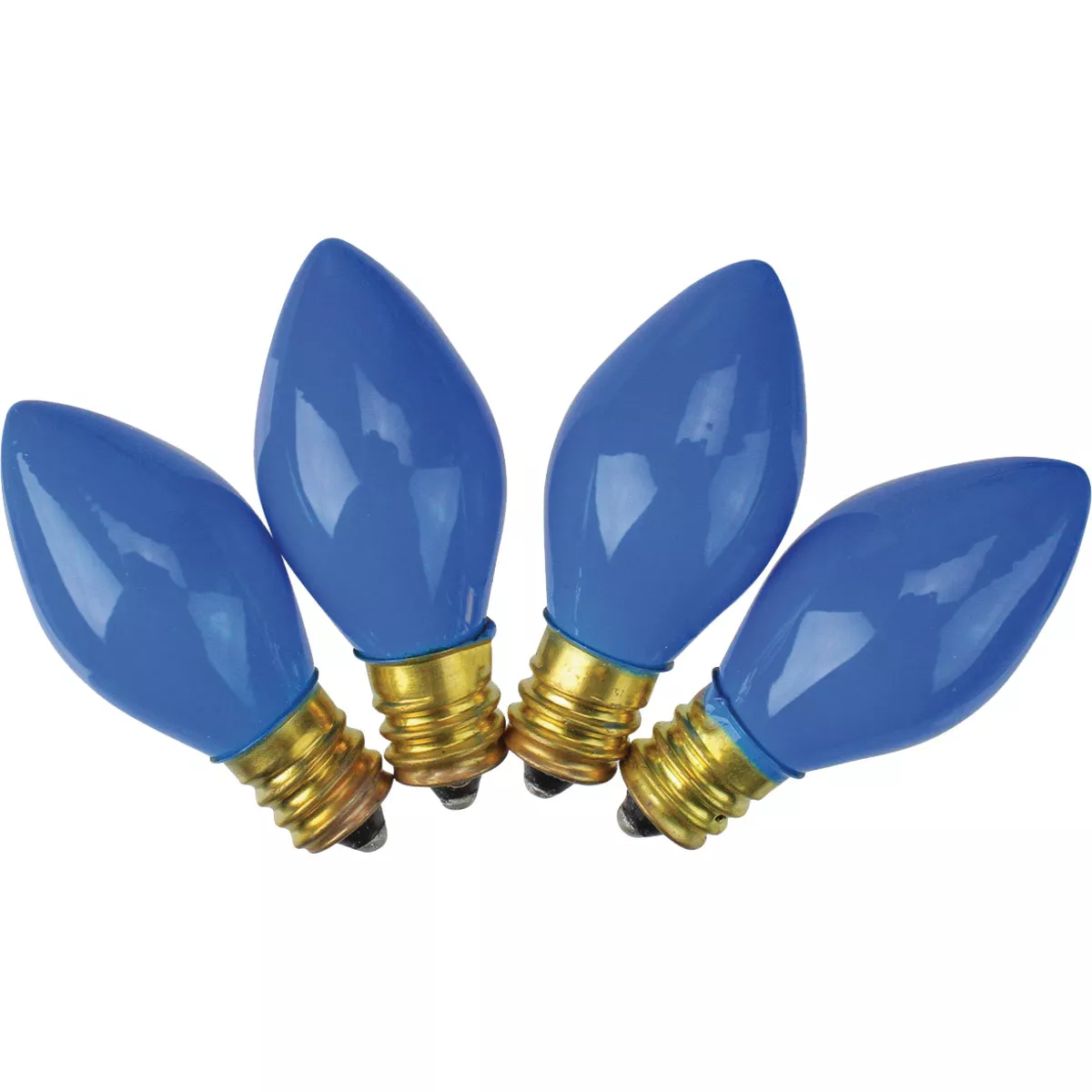 Home Impressions C7 Blue Ceramic 125V Replacement Light Bulb (4-Pack) - photo 2