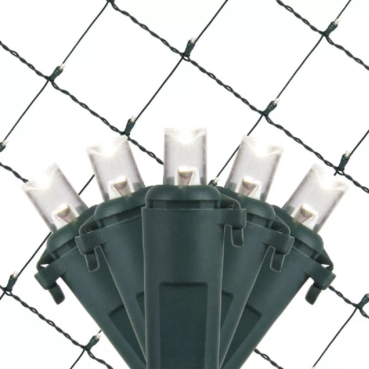 J Hofert Clear 70-Bulb M5 Twinkle LED 4 Ft. x 4 Ft. Net Light Set - photo 4