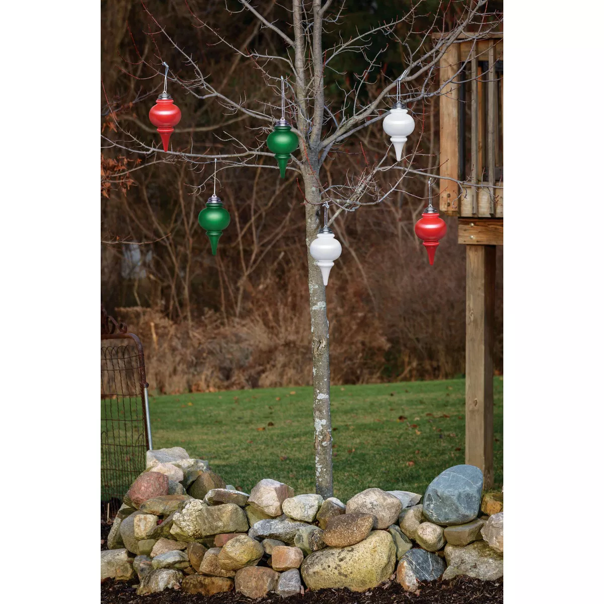 Xodus 9 In. Shatter Resistant LED Outdoor Finial Christmas Ornament - photo 6