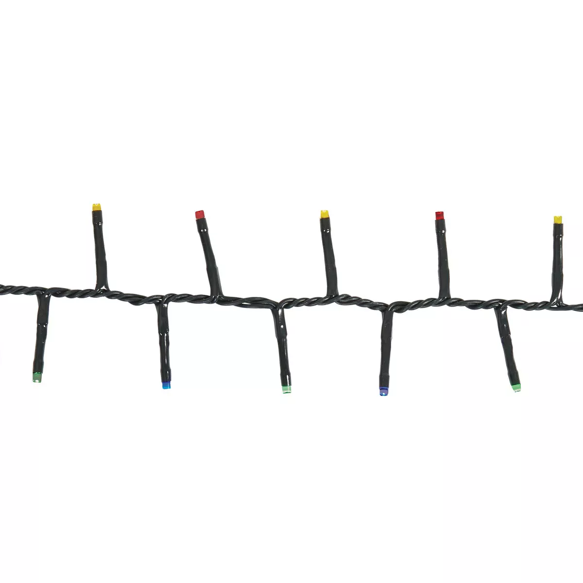 Holiday Wonderland Multi 500-Bulb LED Compact Light Set with Dark Green Wire