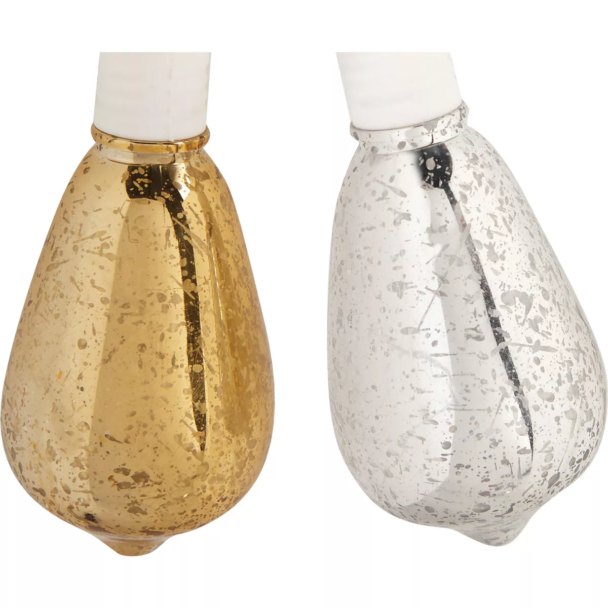 J Hofert Gold & Silver 10-Bulb Vintage Edison Light Set with White Wire - photo 2