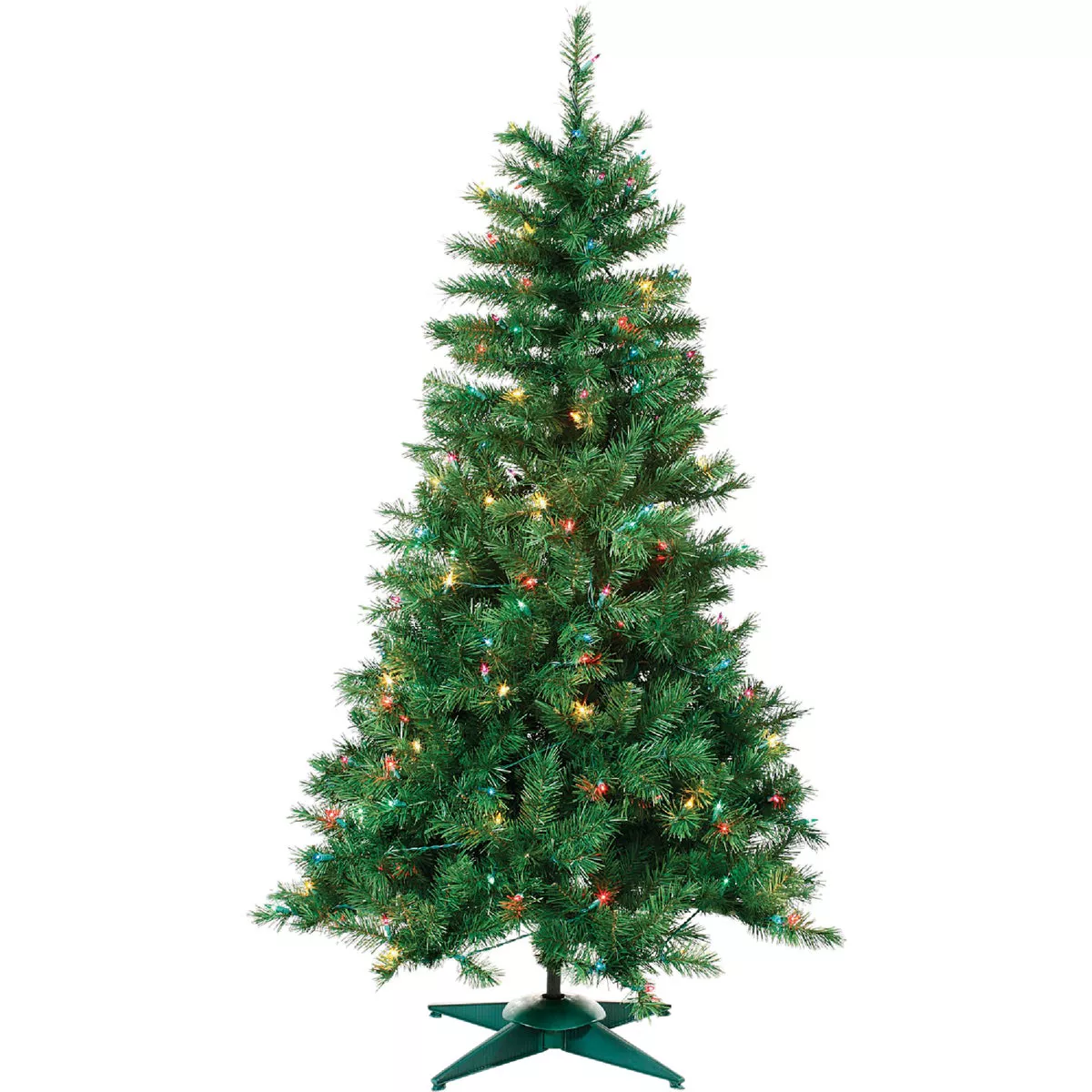 Sterling 3 Ft. Colorado Spruce 100-Bulb Multi Incandescent Prelit Artificial Christmas Tree