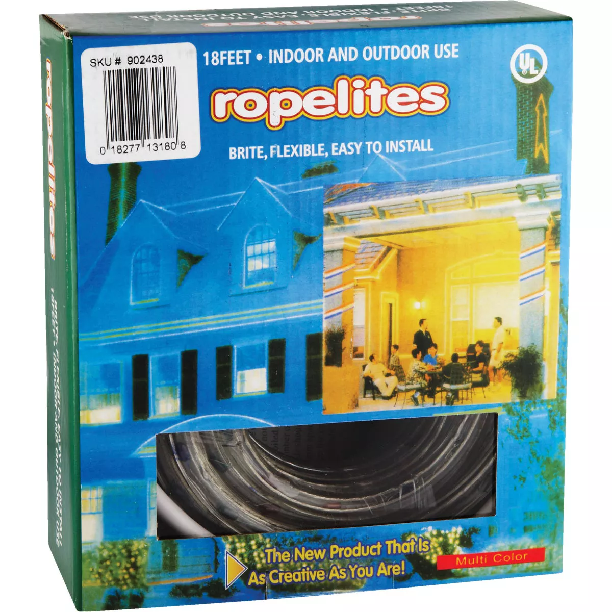 J Hofert Multi 18 Ft. 216-Bulb Incandescent Rope Light - photo 2