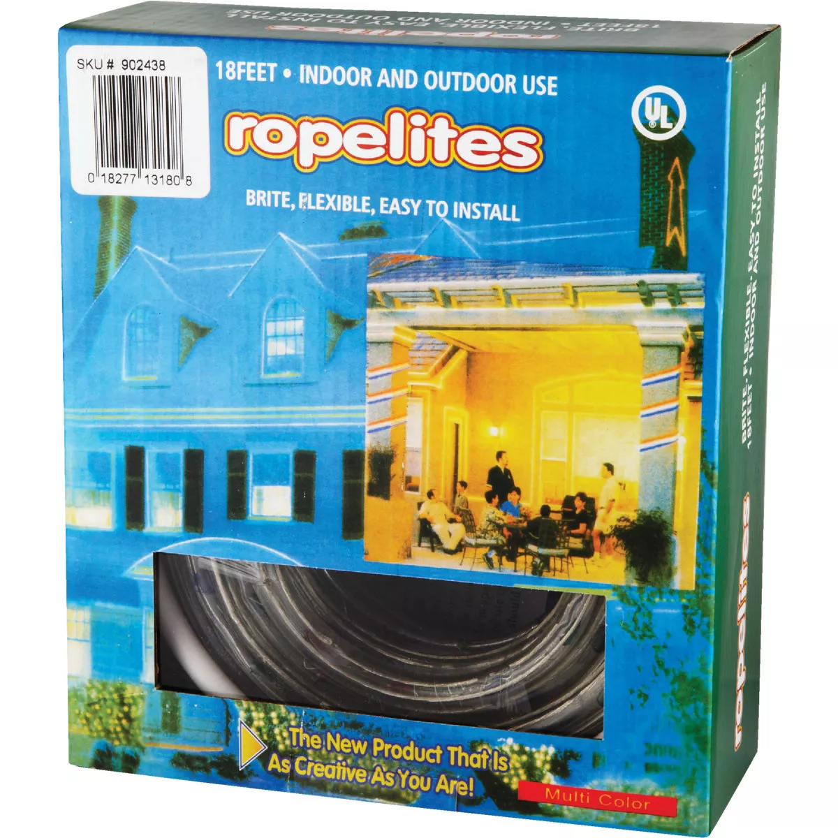 J Hofert Multi 18 Ft. 216-Bulb Incandescent Rope Light - photo 3
