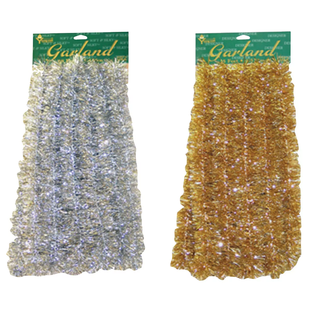 Youngcraft 15 Ft. Gold & Silver Cascade Garland Assortment