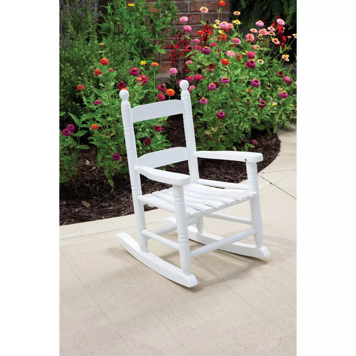Knollwood White Wood Child Rocking Chair - photo 2