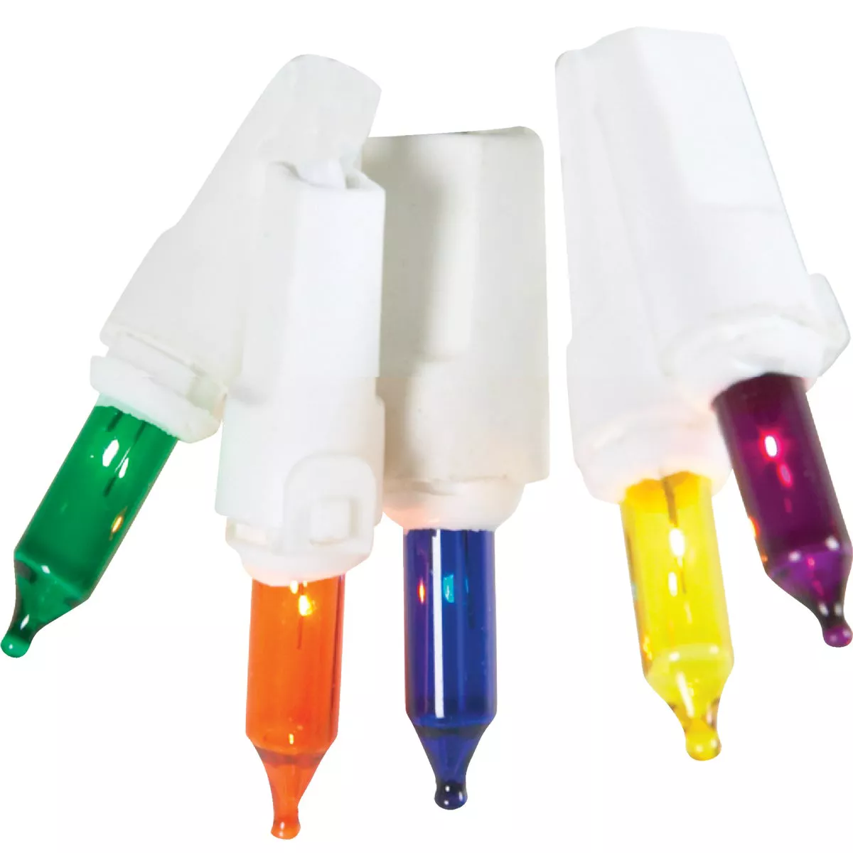 J Hofert Multi 150-Bulb Heavy-Duty Mini Incandescent Icicle Light Set with White Wire - photo 5