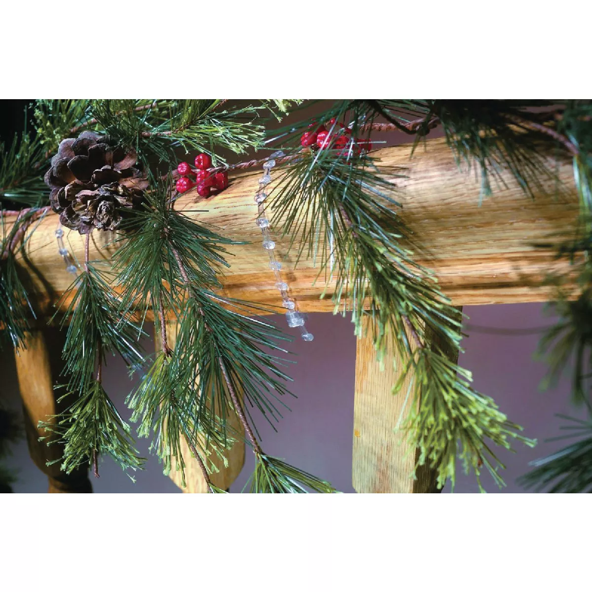 Adams 12 In. Clear Plastic Garland Tie (10-Pack) - photo 2