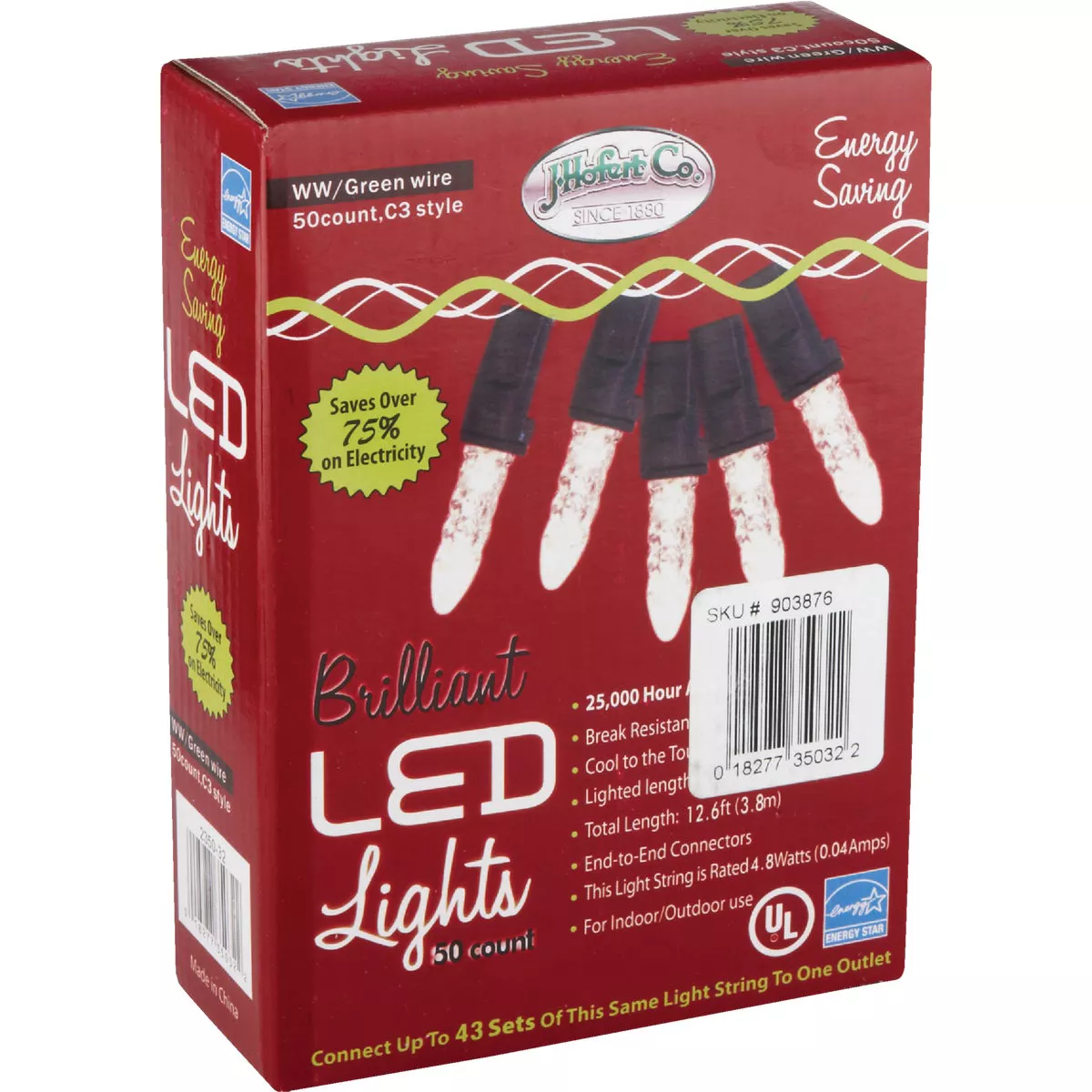 J Hofert Warm White 50-Bulb C3 LED Light Set - photo 2
