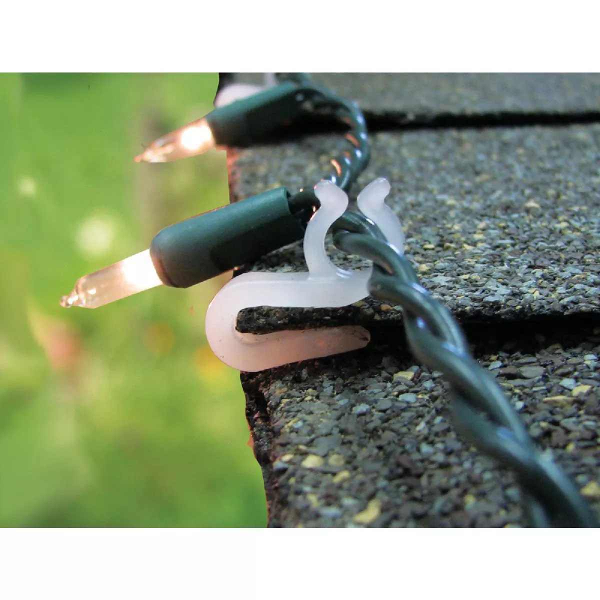 Adams White Gutter & Shingle Mighty Light Clips (100-Pack) - photo 3