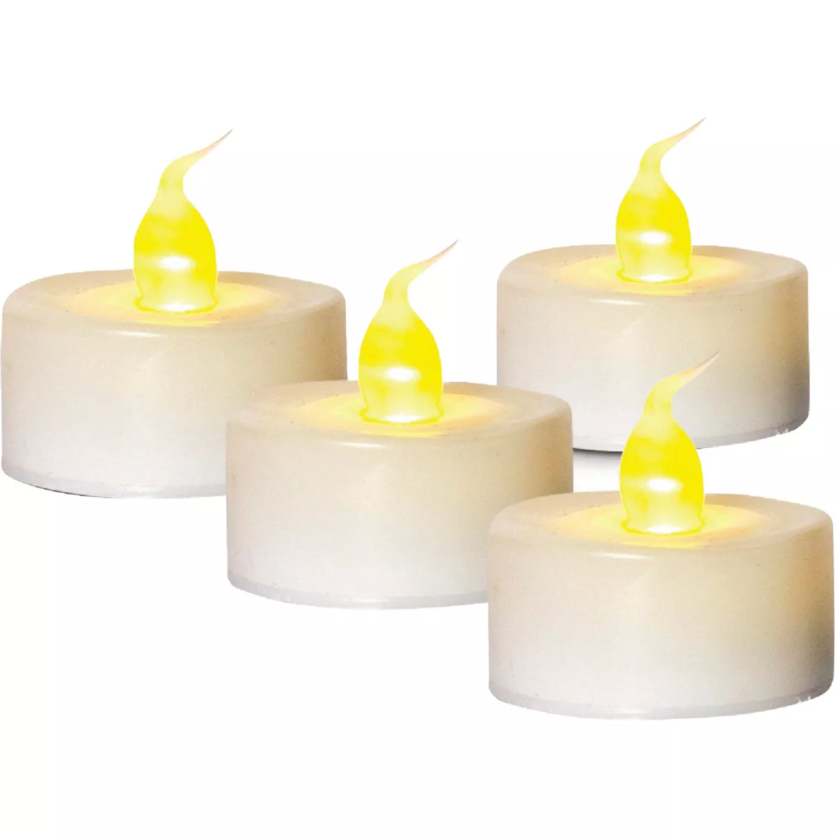 Life Home Products LED Flameless Plastic Tea Light Candle (4-Pack)