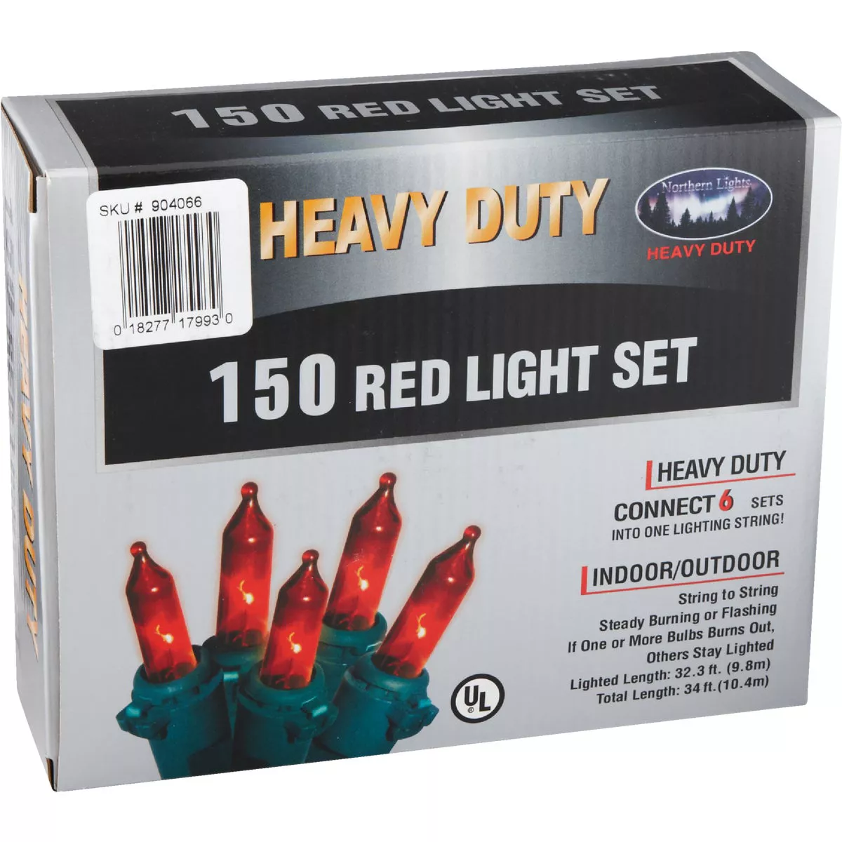 J Hofert Red 150-Bulb Heavy-Duty Mini Incandescent Light Set - photo 3