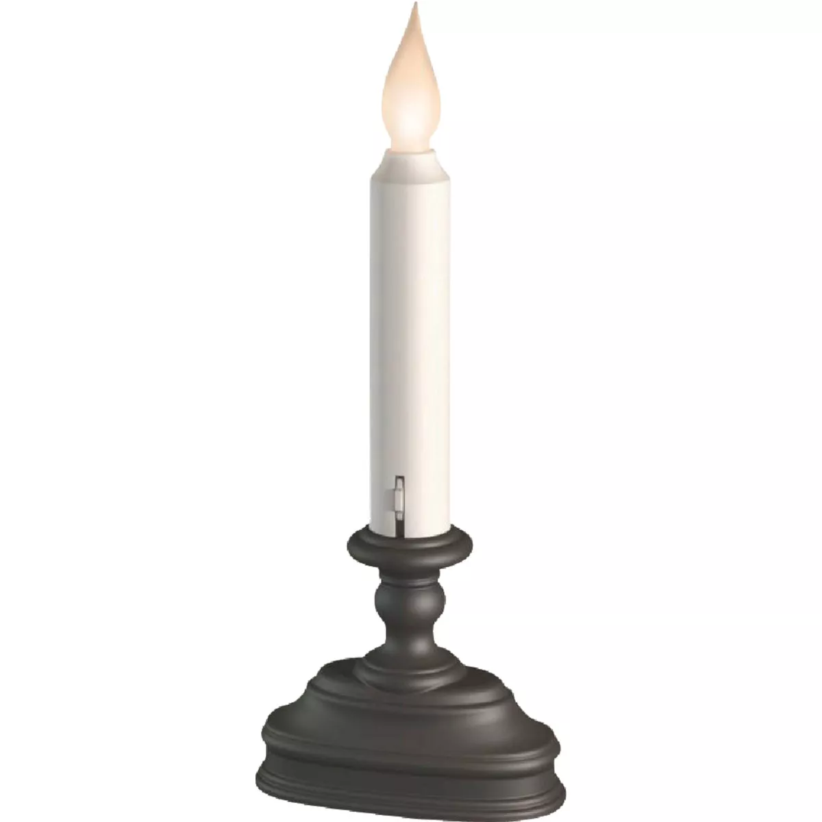 Xodus Standard 4.5 In. W. x 7.5 In. H. x 2 In. D. Aged Bronze LED Battery Operated Candle