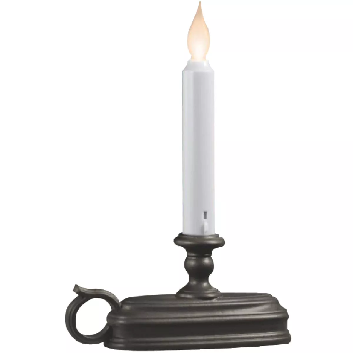 Xodus Deluxe 6 In. W. x 9 In. H. x 1.75 In. D. Aged Bronze LED Battery Operated Candle - photo 2