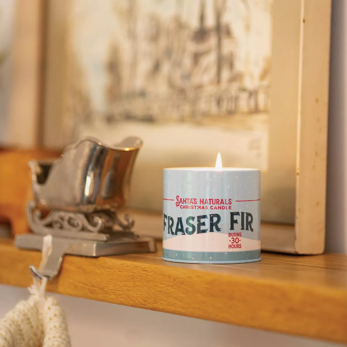 Santa's Naturals 9 Oz. Fraser Fir Candle - photo 2