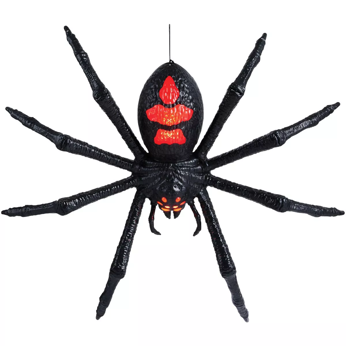 18 In. LED Creepy Light-Up Spider Halloween Decoration - photo 2
