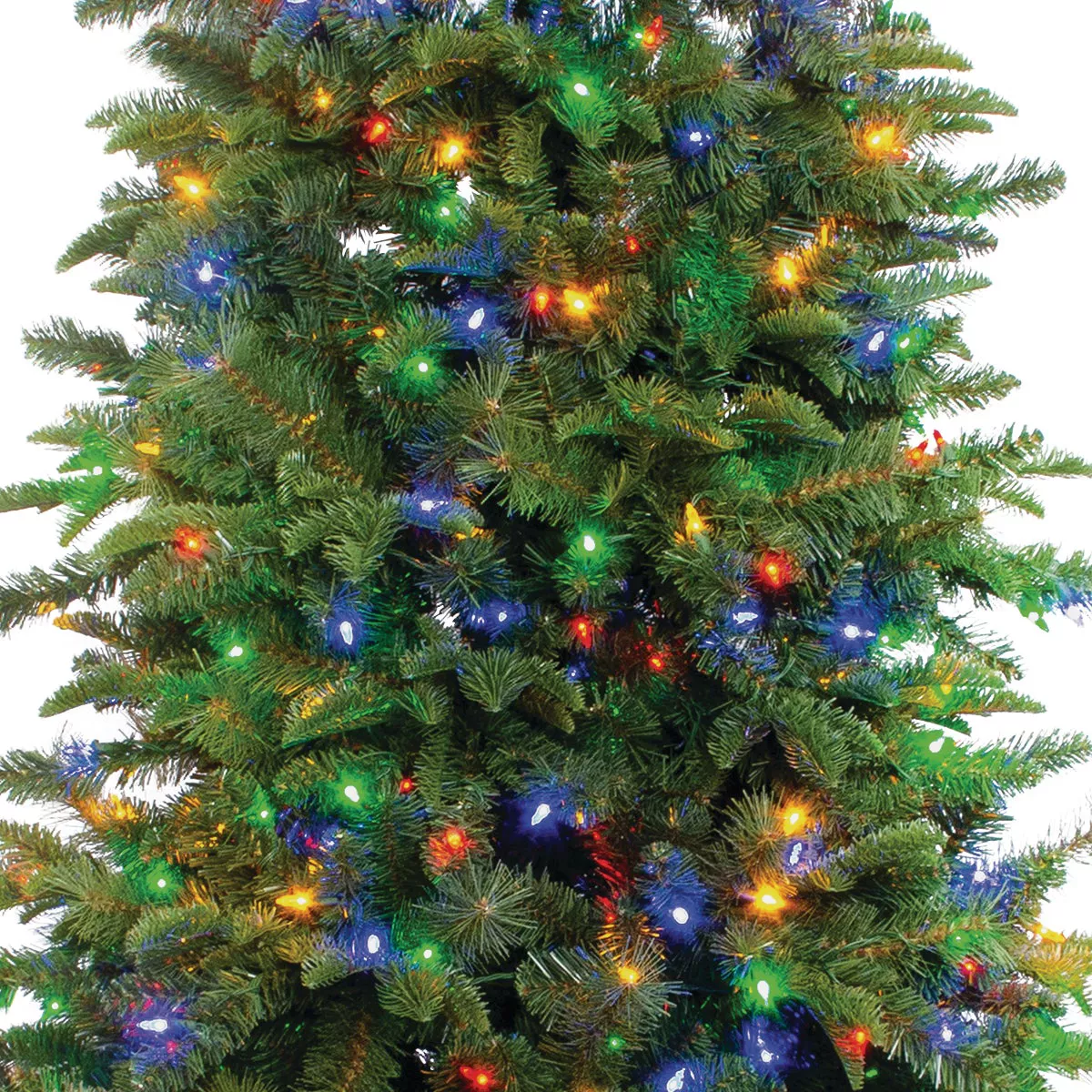 Canyon Road 7.5 Ft. Pine 550-Bulb Multi LED Hinged Prelit Artificial Christmas Tree - photo 2