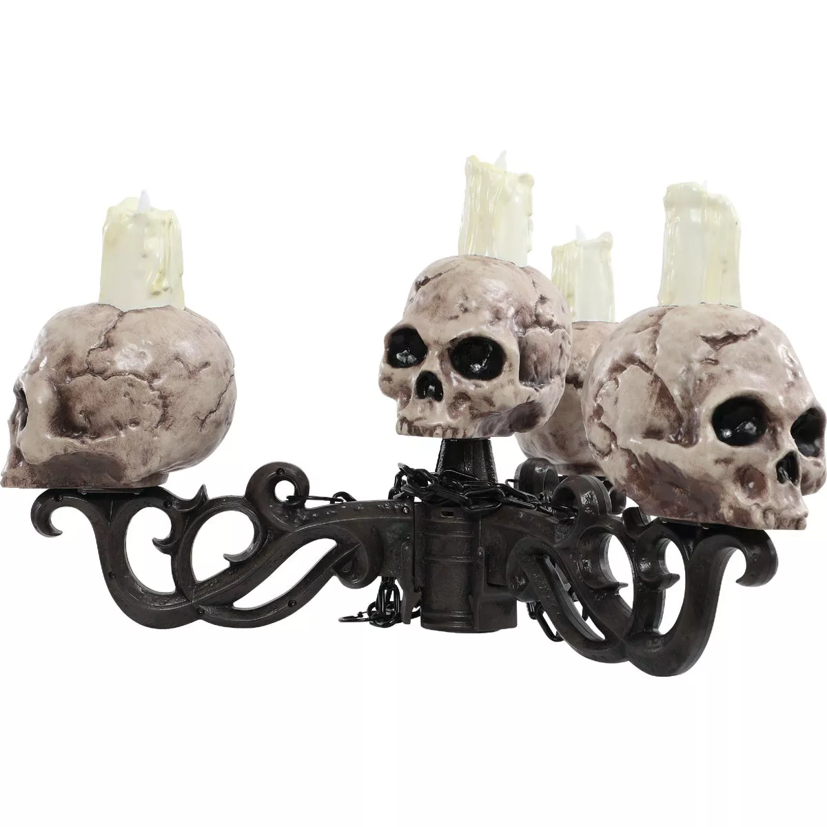 60 In. LED 3-In-1 Skull Candelabra Halloween Decoration - photo 3
