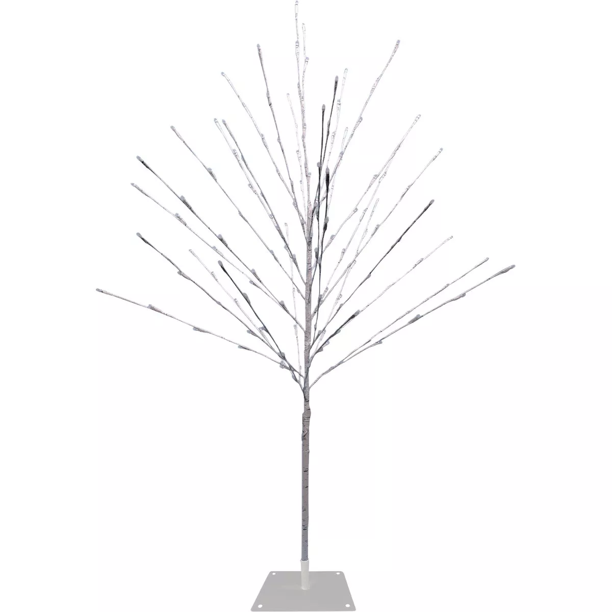 Alpine 5 Ft. 150-Bulb Cool White Twinkling LED Prelit Artificial Christmas Tree