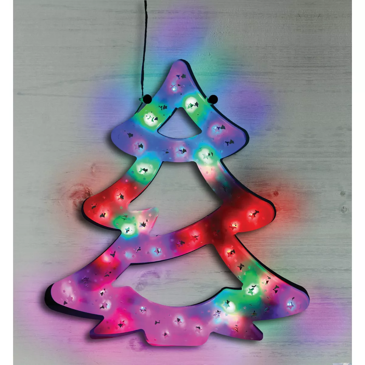 Alpine 16 In. H. Flashing Multi LED Lighted Christmas Tree - photo 2