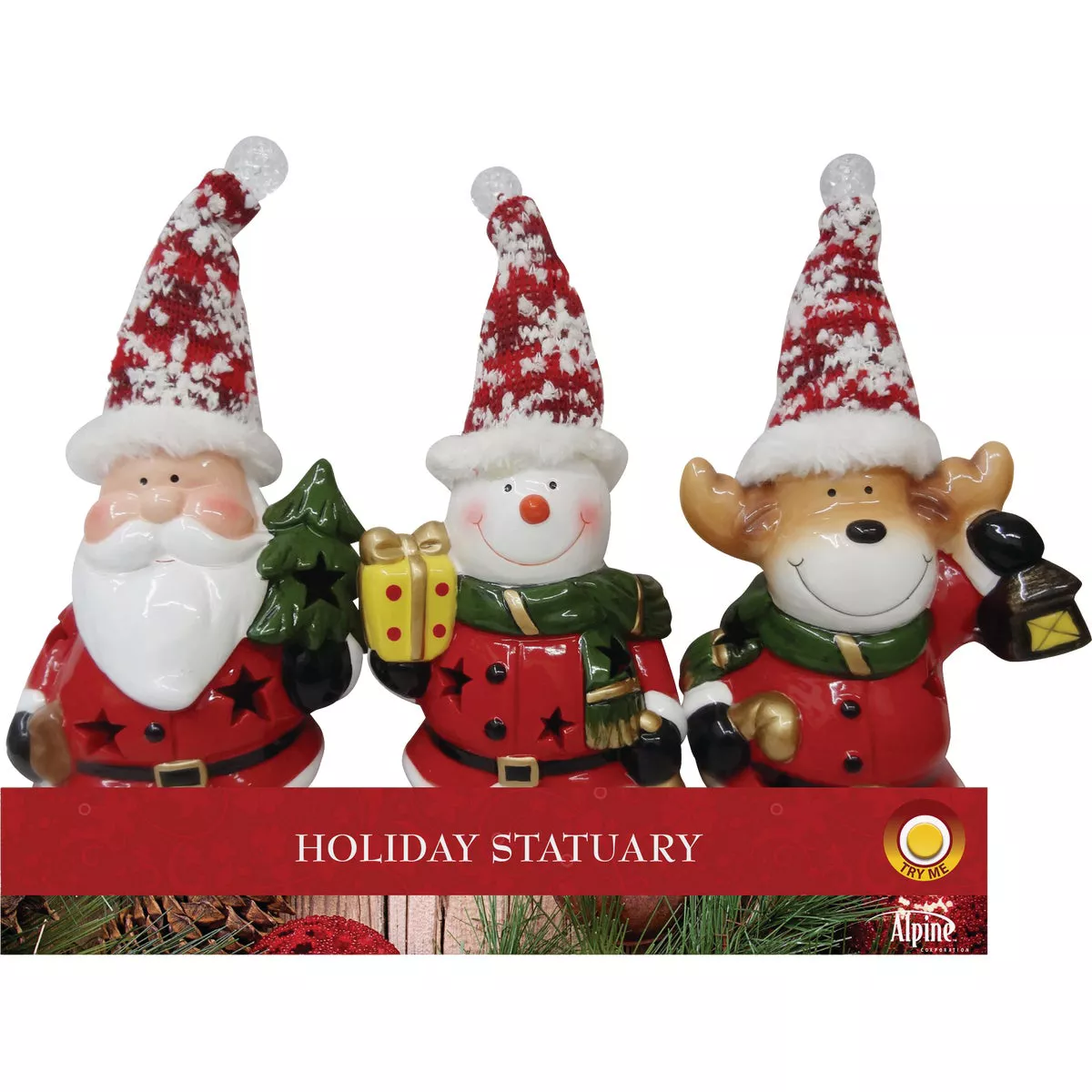 Alpine 9 In. H. Color Changing LED Holiday Figure - photo 2