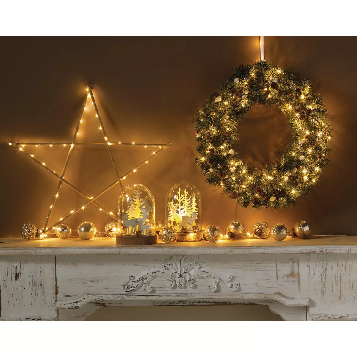 Everlands Imperial 19 In. Soft Needle Pine Artificial Wreath - photo 2