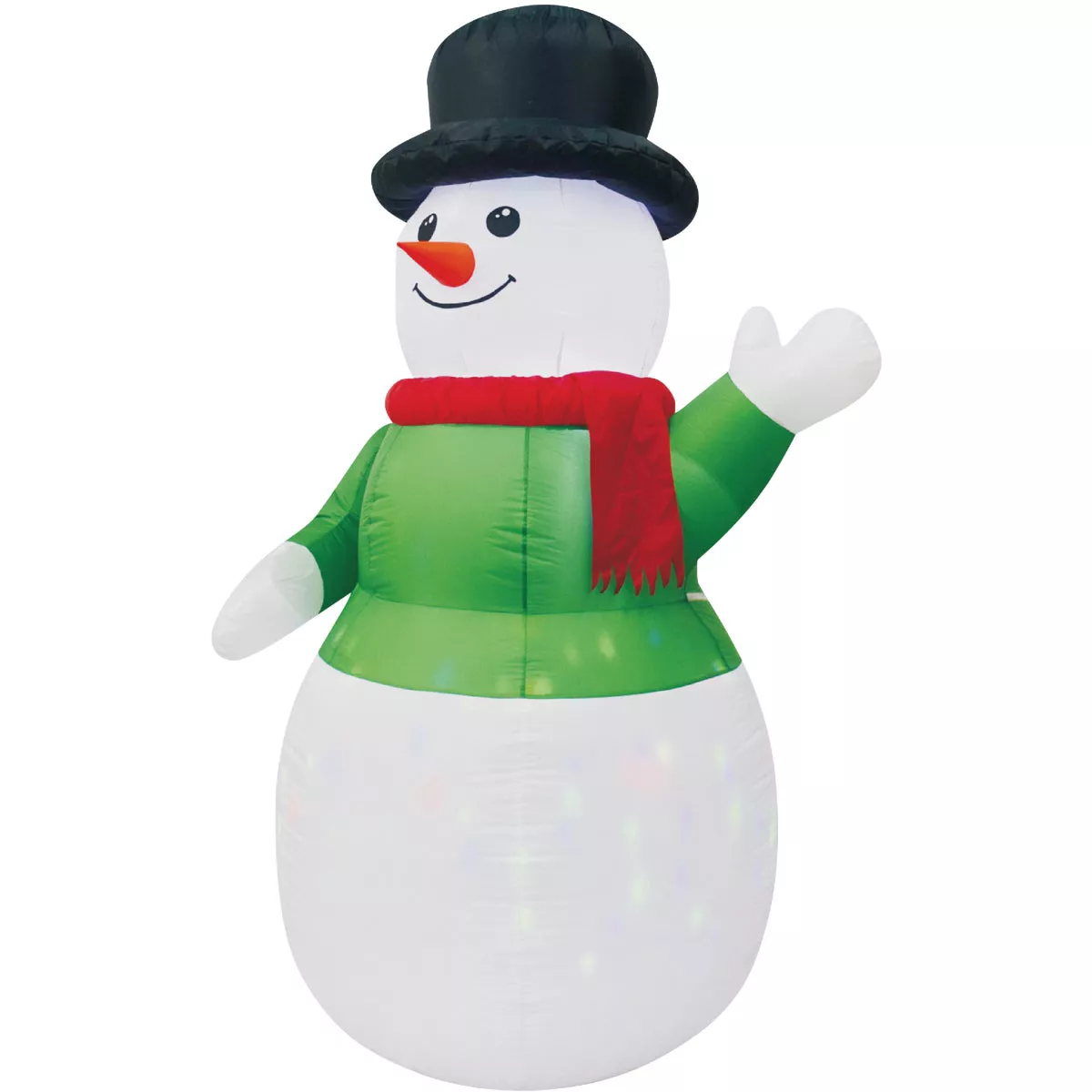 7 Ft. LED Kaleidoscope Snowman Airblown Inflatable