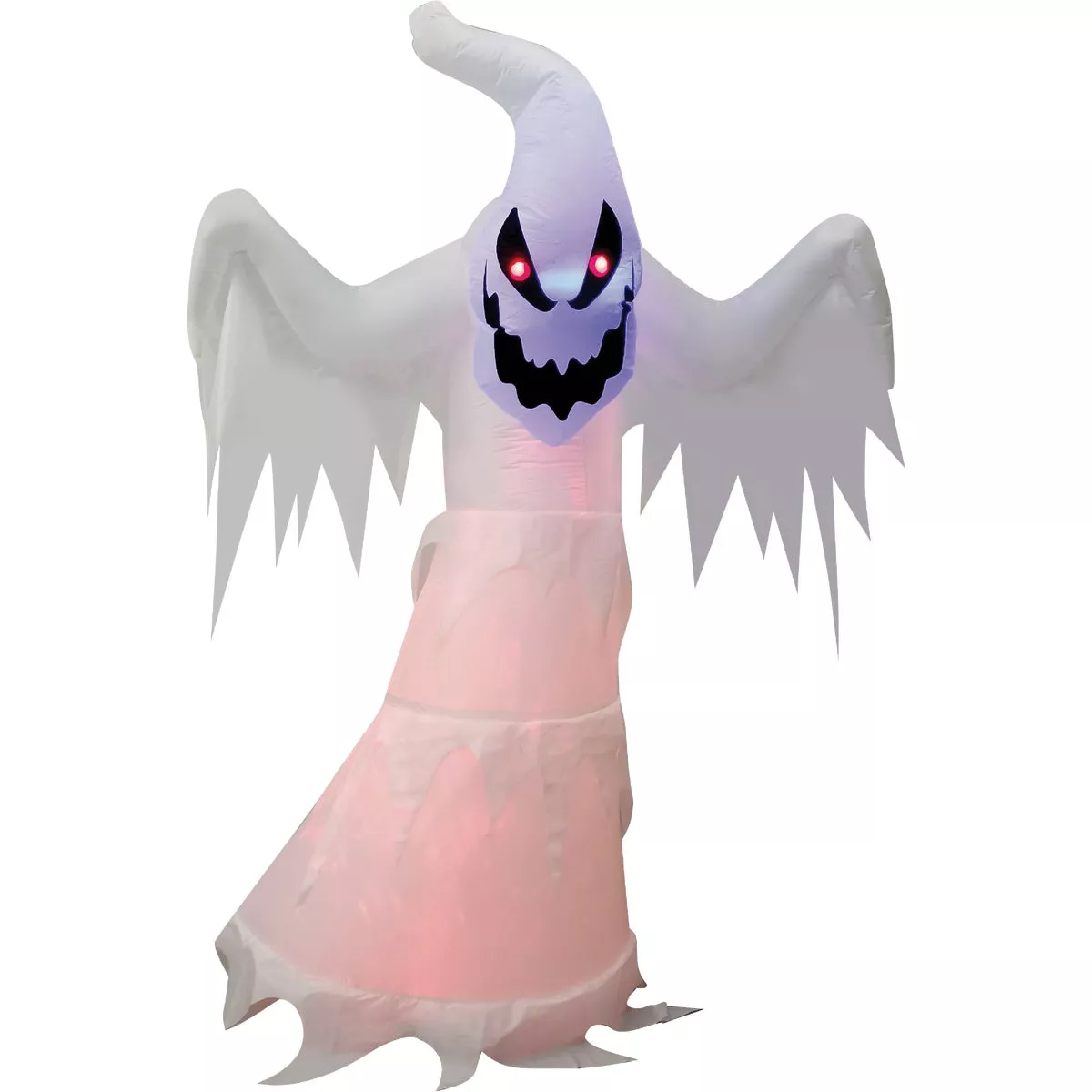 9 Ft. LED Kaleidoscope White Ghost Airblown Inflatable