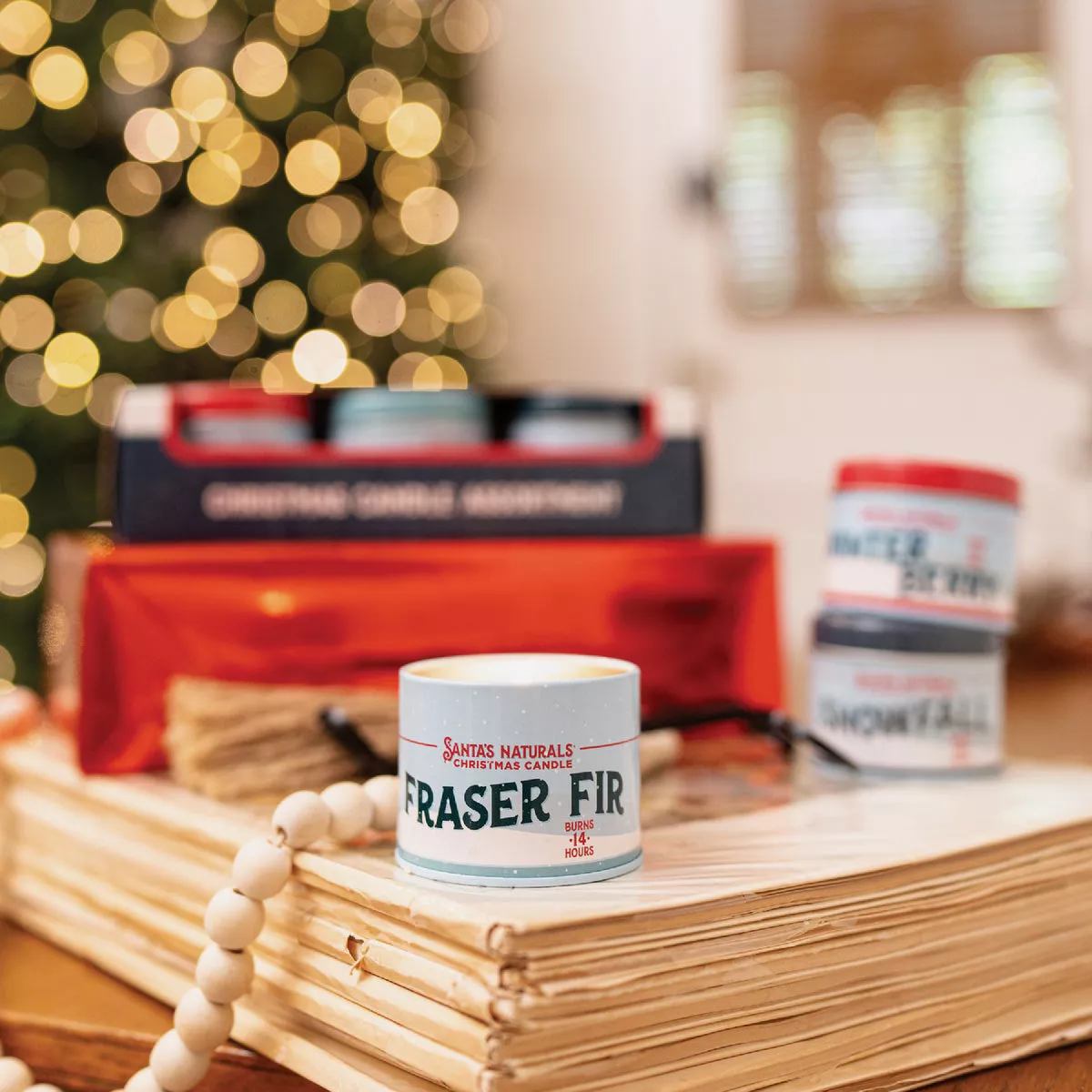 Santa's Naturals 3.5 Oz. Fraser Fir Candle Trio (3-Pack) - photo 3