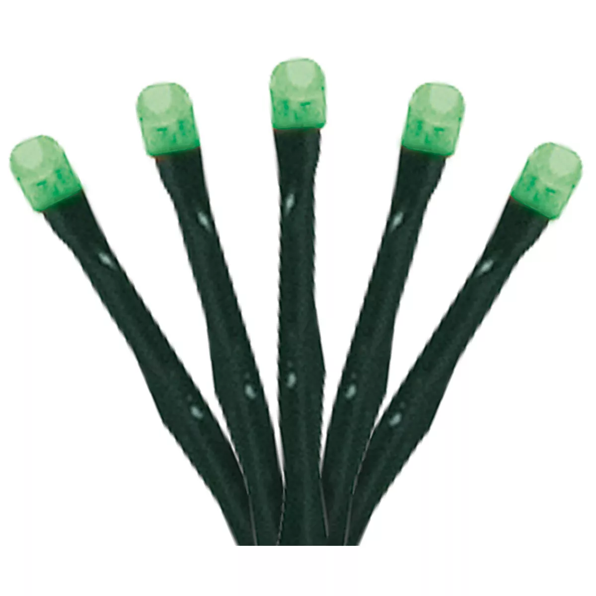 Lumineo Green 500-Bulb LED Compact Light Set with Dark Green Wire - photo 4