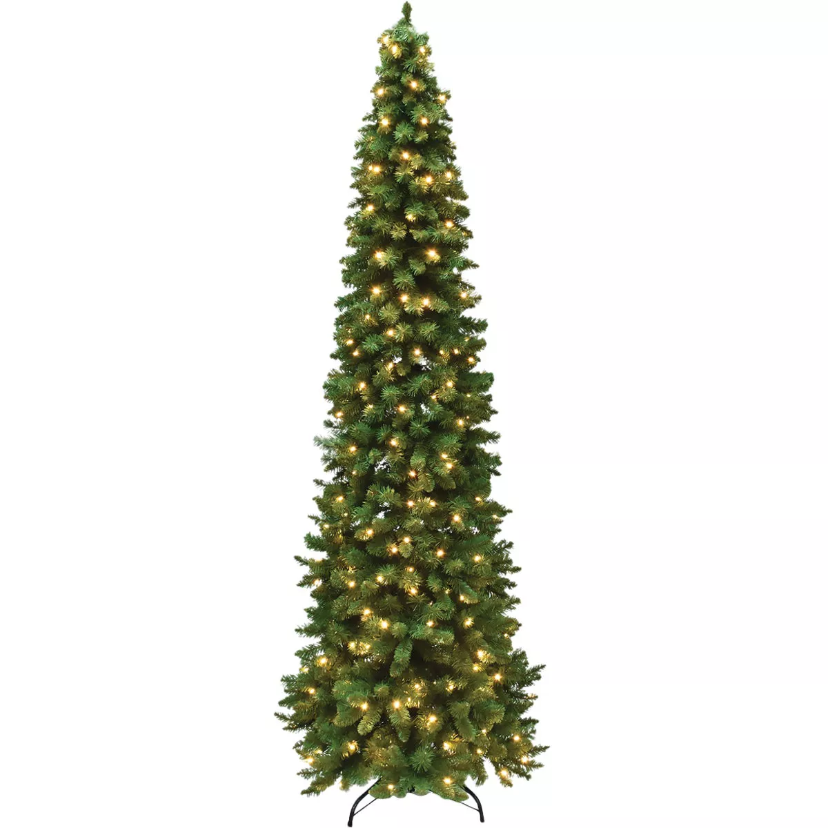Concorde 9 Ft. Fir 500-Bulb Warm White LED Hinged Prelit Artificial Christmas Tree
