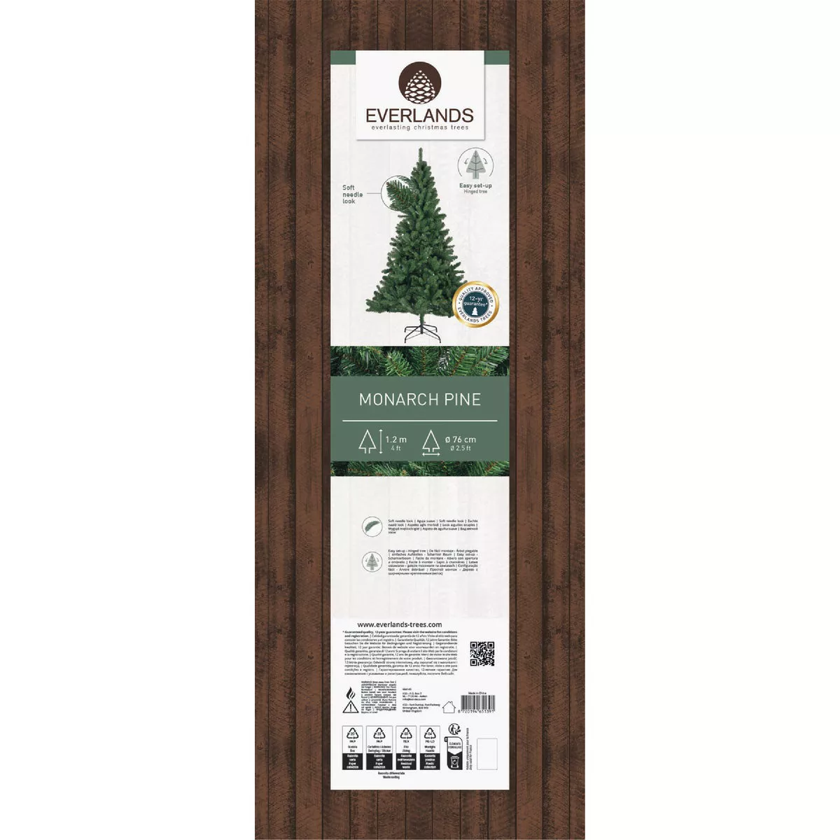 Everlands 4 Ft. Monarch Pine Christmas Tree - photo 2