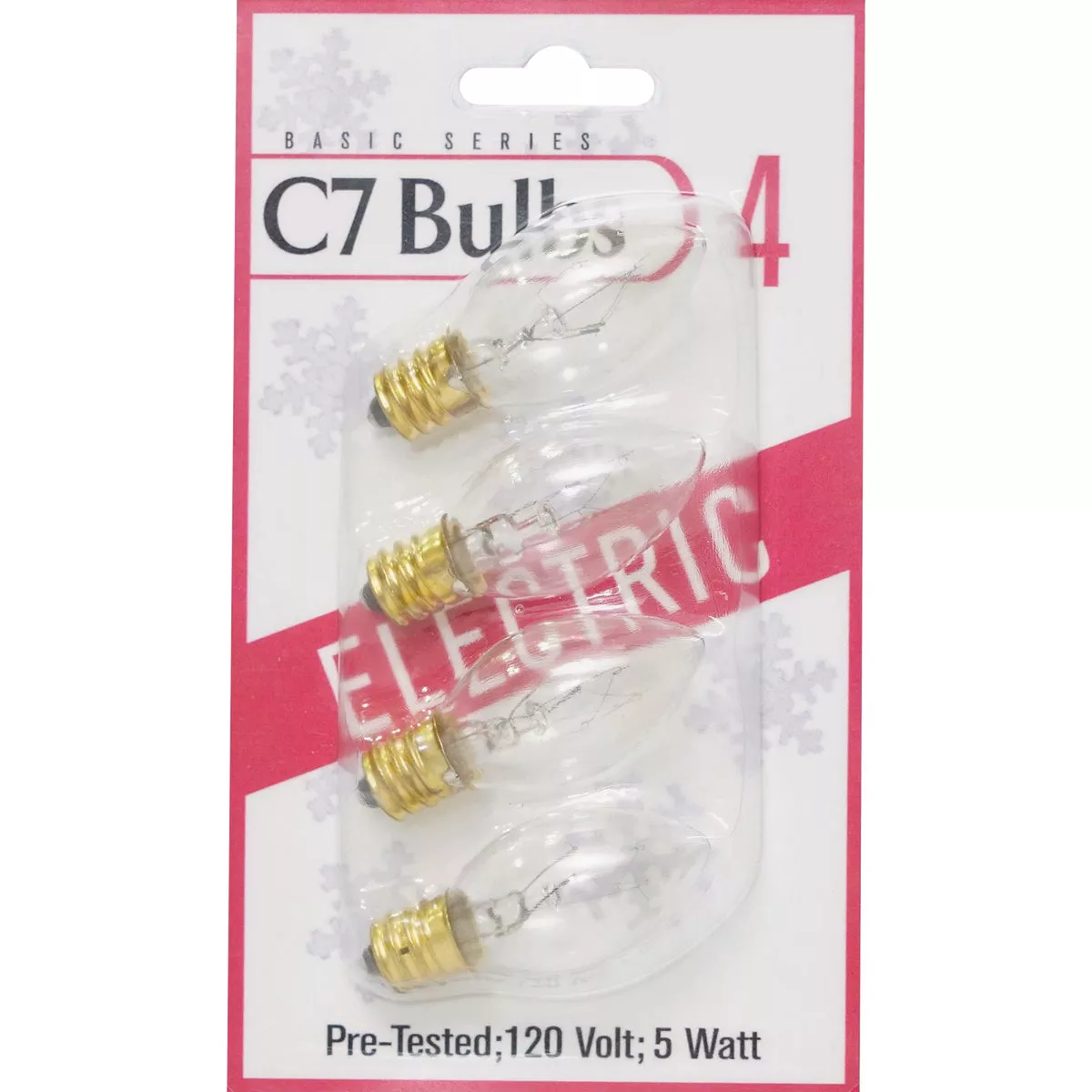 C7 Clear 120V Replacement Light Bulb (4-Pack) - photo 2