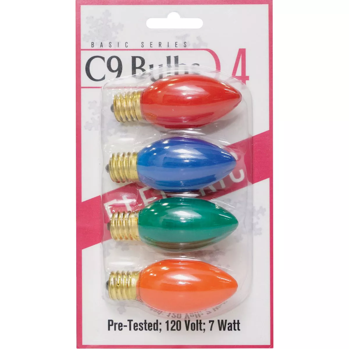 C9 Multi-Color Ceramic 120V Replacement Light Bulb (4-Pack) - photo 2