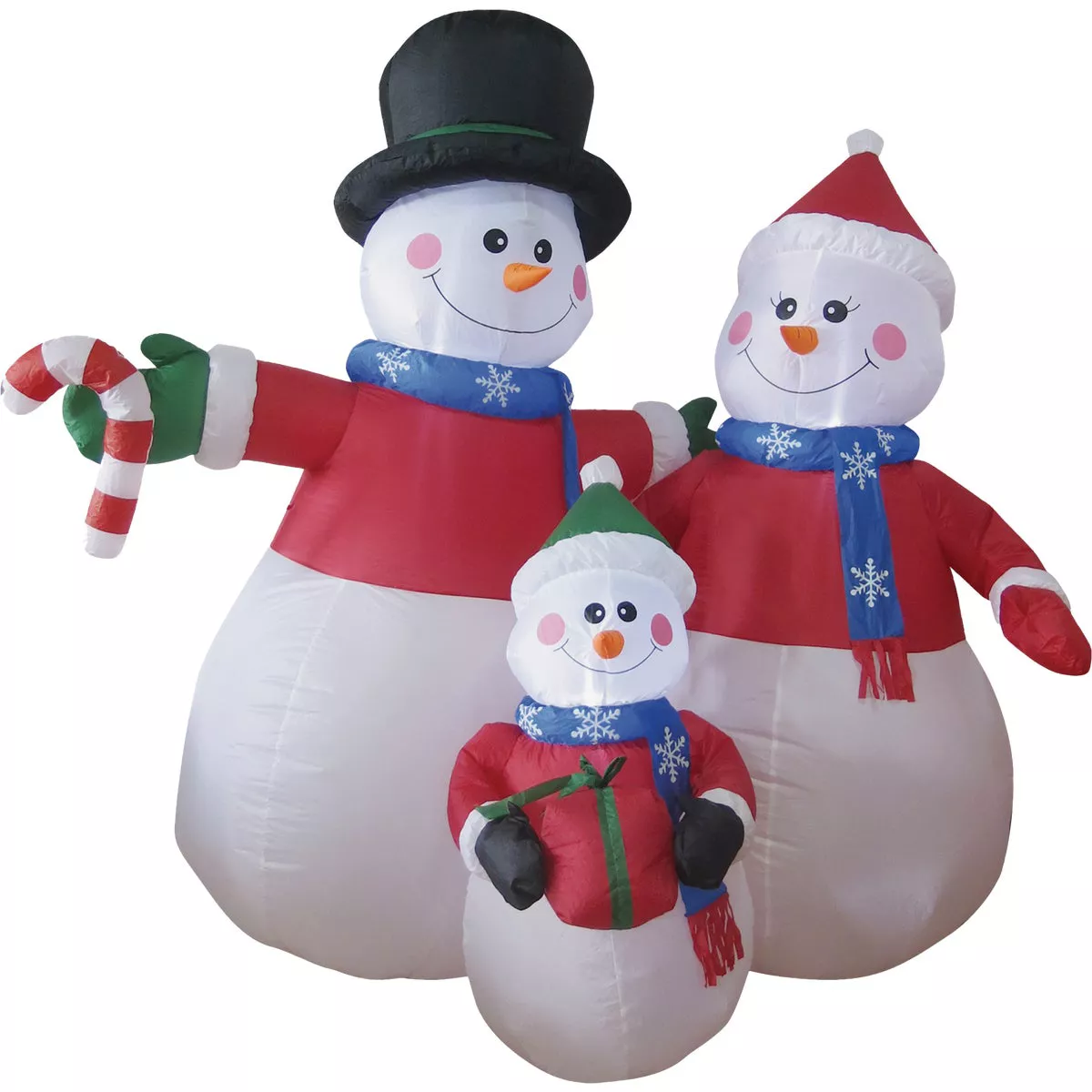 Brite Star 6 Ft. Snowman Family Airblown Inflatable
