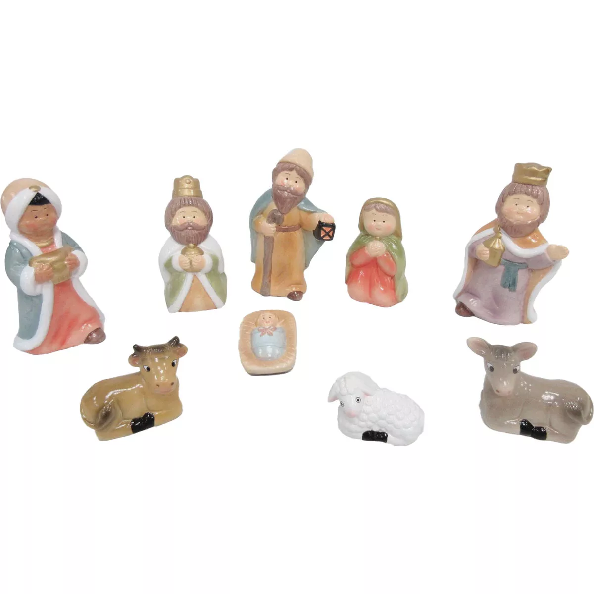 Ceramic Children's 1st Nativity Set (9-Piece)