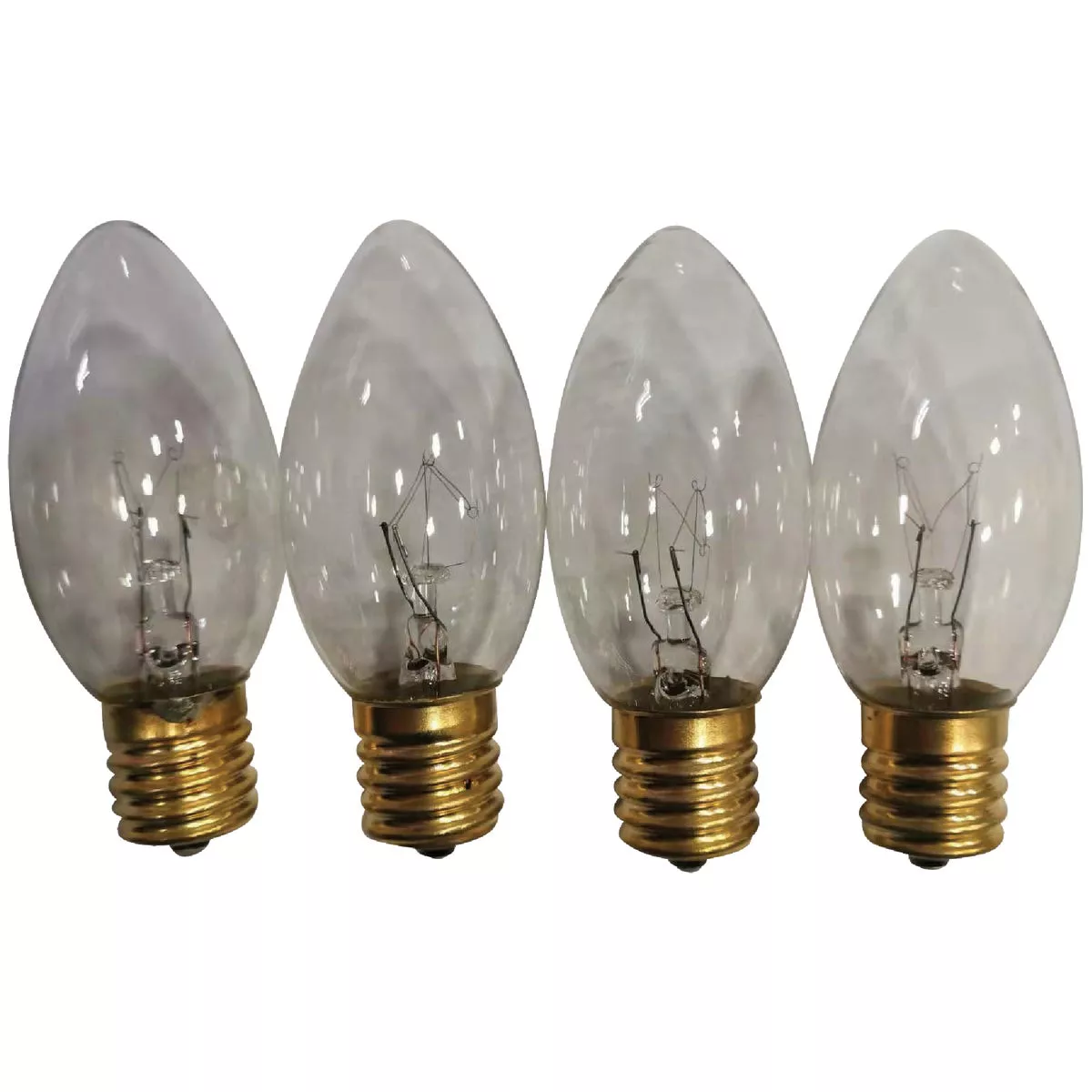 C9 Clear 120V Replacement Light Bulb (4-Pack)