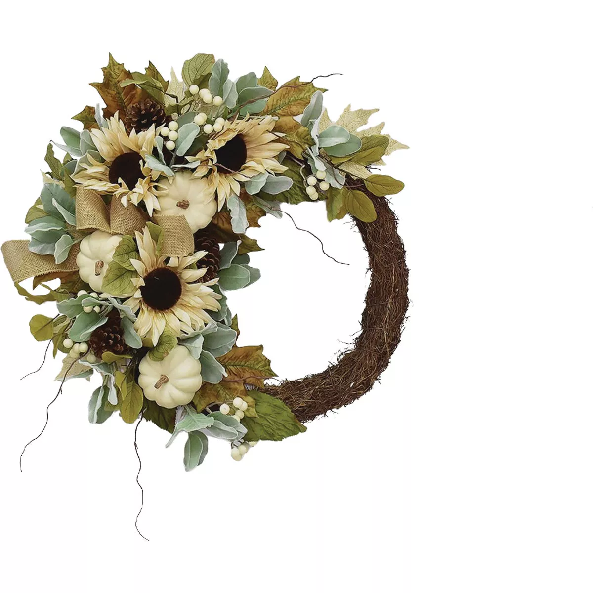 Lynette 24 In. Artificial Harvest Wreath