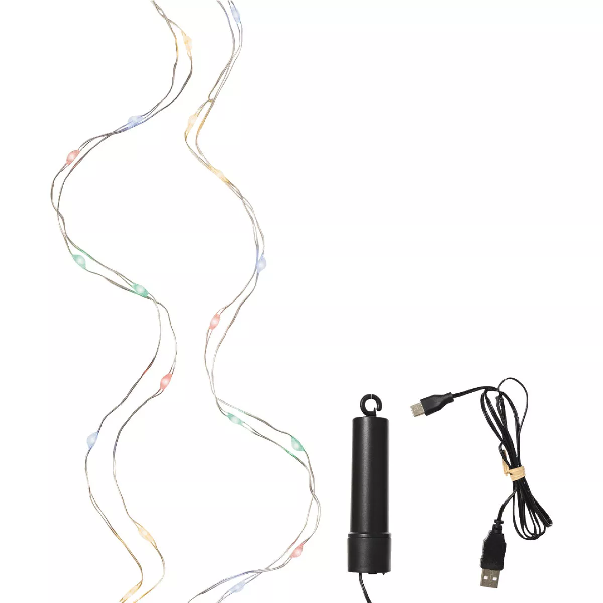 Lumineo 50-Bulb Multi Micro LED Duracharge Battery Operated Light Set