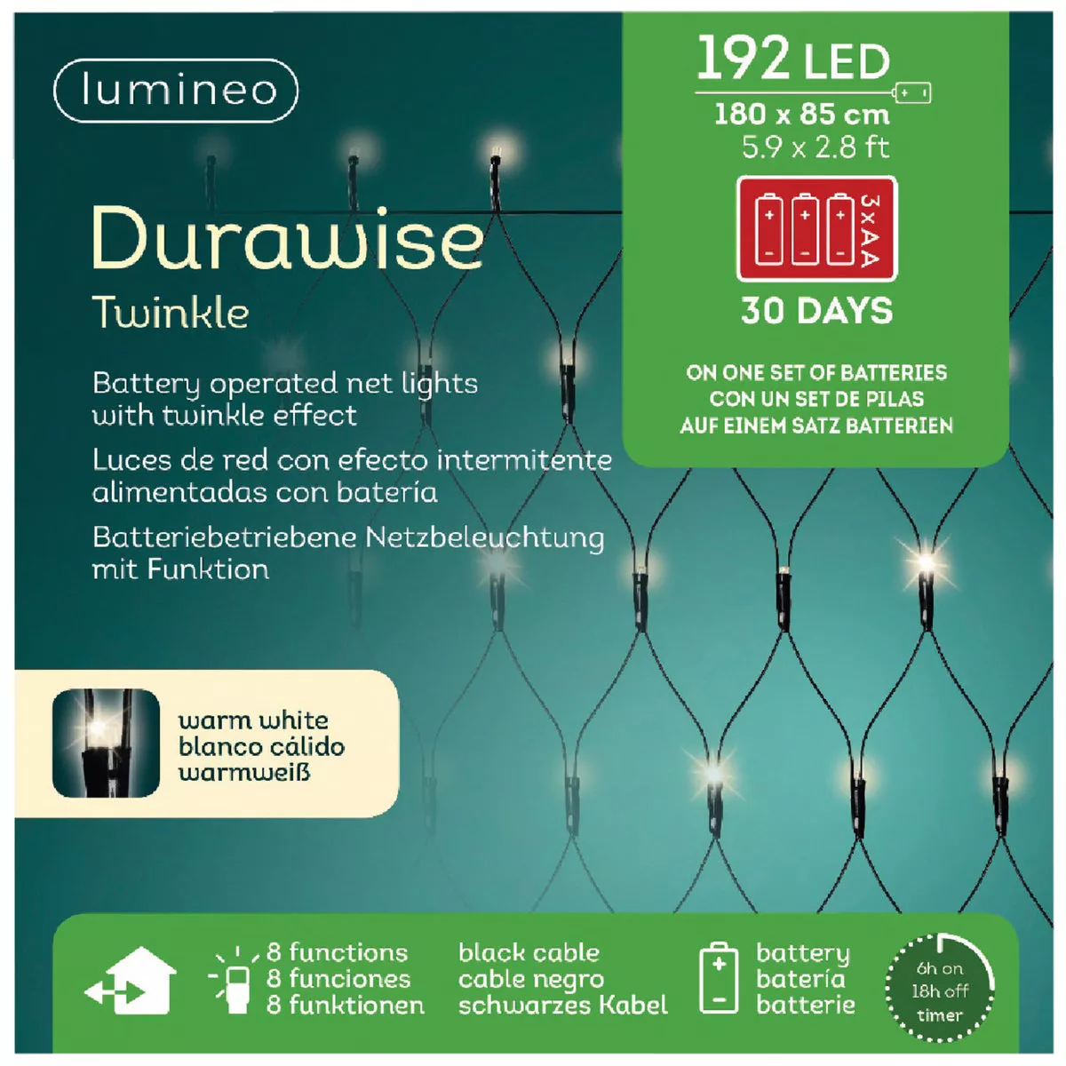 Durawise led battery lights top