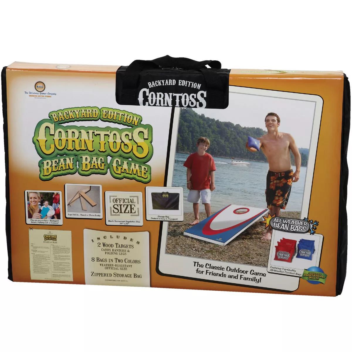 Driveway Games Wood Board Corn Toss Bean Bag Game - photo 2