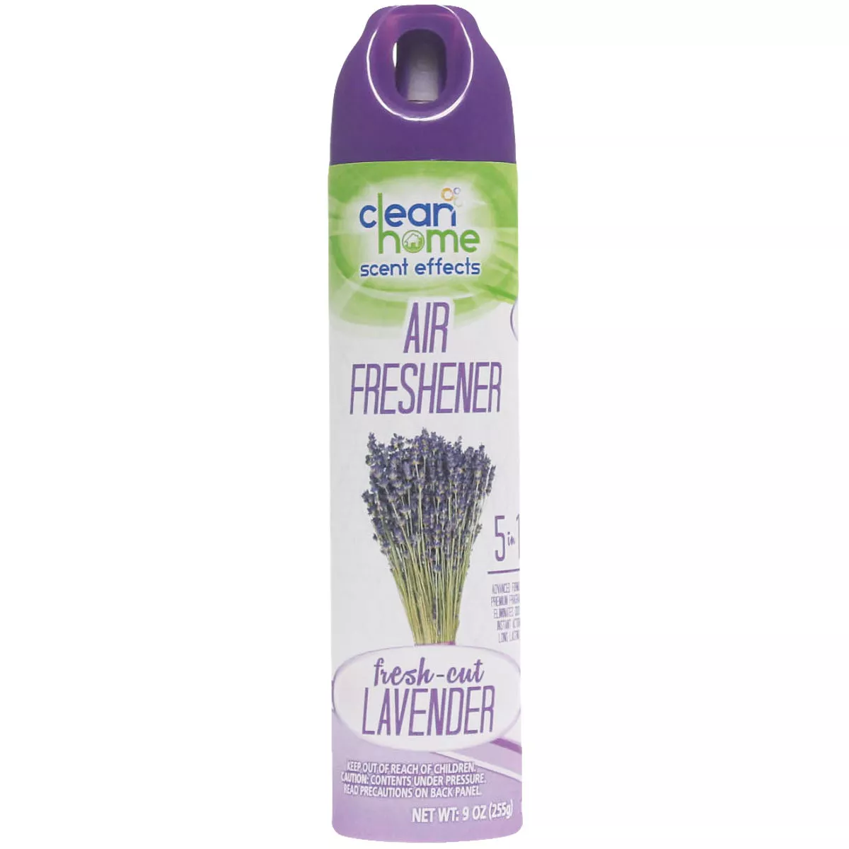 Clean Home 9 Oz.. Lavender Aerosol Spray Spray Air Freshener