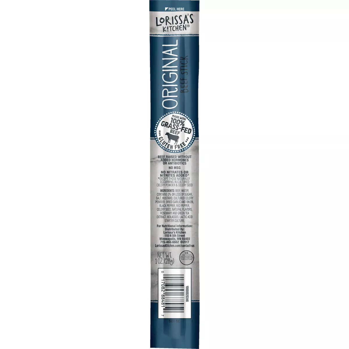 Lorissa's Kitchen 1 Oz. Original Flavor Beef Stick